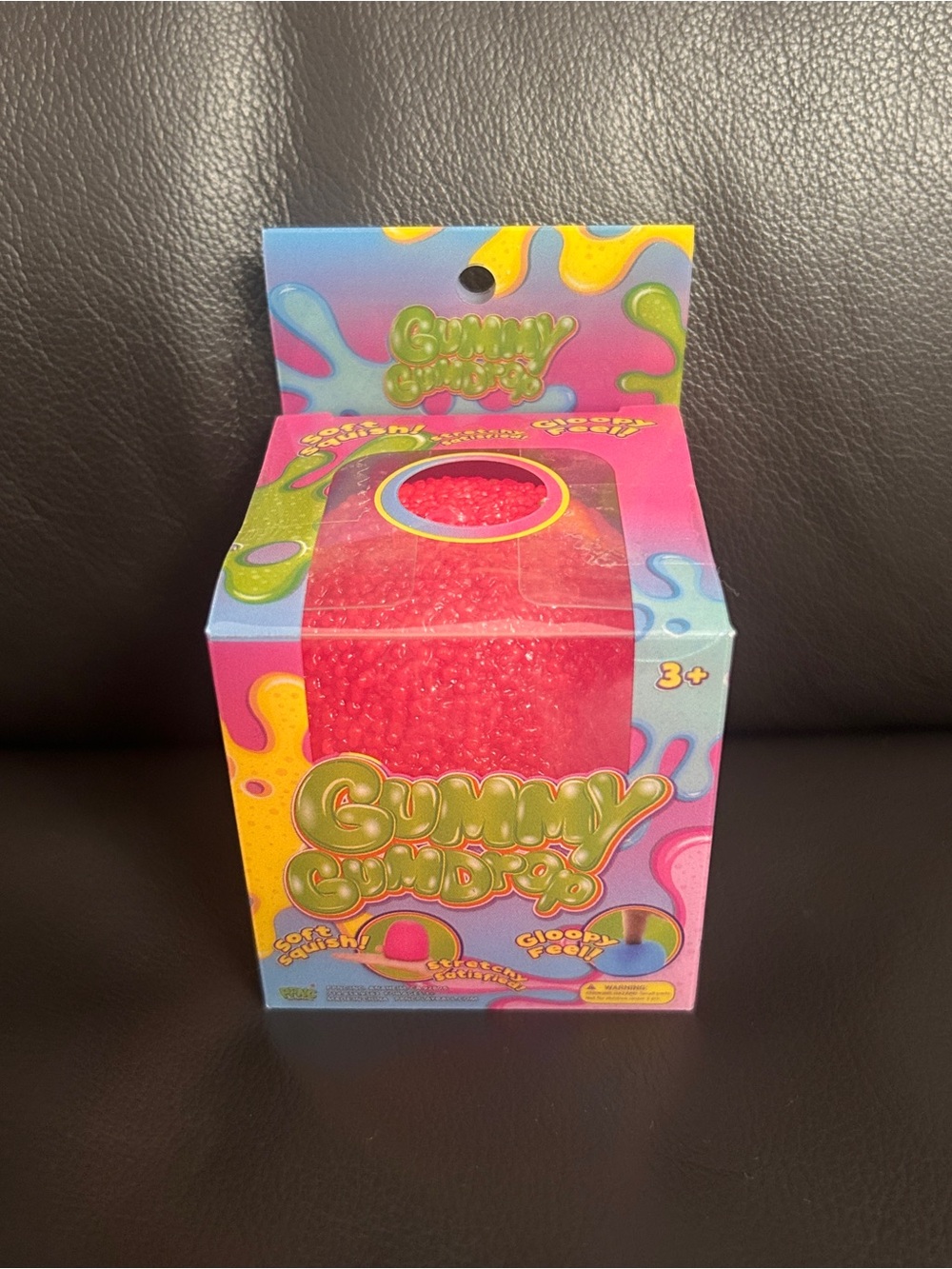 Gummy Gumdrops Pink Squishy Fidget Toy NEW